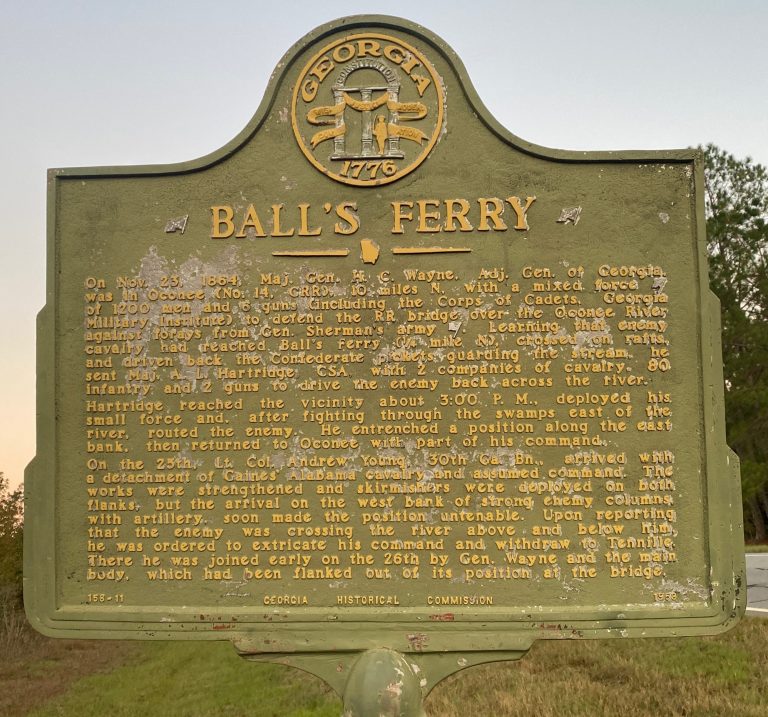 Ball’s Ferry Historical Marker Washington County Historical Society